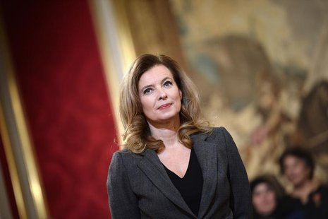 Valerie Trierweiler, companion of French President Francois Hollande, attends a ceremony for recipents of the Family Medal award at the Elys Valerie Trierweiler, companion of French President Francois Hollande, attends a ceremony for recipents of the Family Medal award at the Elys
