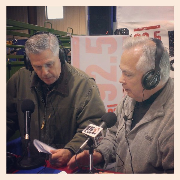 Bill Zortman with guest live during The Farm Show