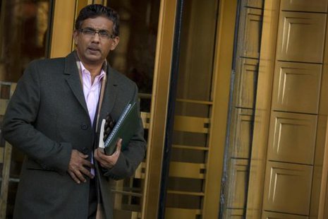 Conservative commentator and best-selling author, Dinesh D'Souza exits the Manhattan Federal Courthouse in New York, January 24, 2014. Credit: Reuters/Brendan McDermid Conservative commentator and best-selling author, Dinesh D'Souza exits the Manhattan Federal Courthouse in New York, January 24, 2014. Credit: Reuters/Brendan McDermid