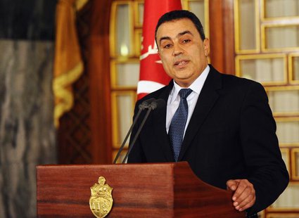 Tunisia's premier-designate Mehdi Jomaa addresses the media during a news conference following a meeting with the Tunisian President at the Tunisia's premier-designate Mehdi Jomaa addresses the media during a news conference following a meeting with the Tunisian President at the
