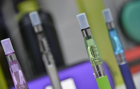 E-cigarettes are displayed at 'smoke-not-smoke' at Camden in London June 9, 2013. REUTERS/Toby Melville E-cigarettes are displayed at 'smoke-not-smoke' at Camden in London June 9, 2013. REUTERS/Toby Melville