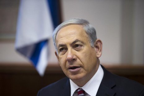 Israel's Prime Minister Benjamin Netanyahu attends the weekly cabinet meeting in Jerusalem January 26, 2014. REUTERS/Ronen Zvulun Israel's Prime Minister Benjamin Netanyahu attends the weekly cabinet meeting in Jerusalem January 26, 2014. REUTERS/Ronen Zvulun