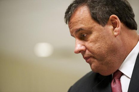 New Jersey Governor Chris Christie meets students before making an education announcement involving a new after-school dinner program for st New Jersey Governor Chris Christie meets students before making an education announcement involving a new after-school dinner program for st