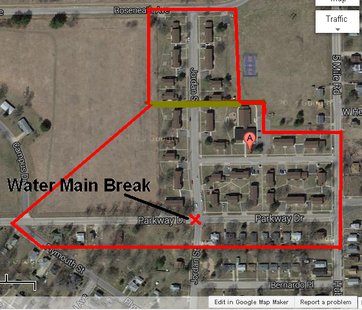The advisory will be lifted when test results reveal the water is safe to drink again. The advisory will be lifted when test results reveal the water is safe to drink again.
