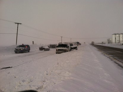 The road had to be closed for two hours as the crashes were cleared. The road had to be closed for two hours as the crashes were cleared.