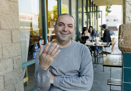 Palestinian director Hany Abu-Assad, of Oscar nominated foreign-language film "Omar" poses in Los Angeles, California, January 16, 2014. REU Palestinian director Hany Abu-Assad, of Oscar nominated foreign-language film "Omar" poses in Los Angeles, California, January 16, 2014. REU