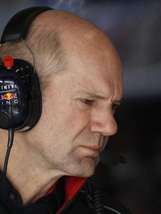 Red Bull Formula One technical chief Adrian Newey looks on during the second practice session of the Australian F1 Grand Prix at the Albert Red Bull Formula One technical chief Adrian Newey looks on during the second practice session of the Australian F1 Grand Prix at the Albert