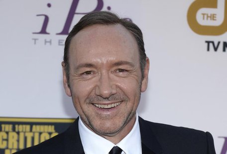 Actor Kevin Spacey arrives at the 19th annual Critics' Choice Movie Awards in Santa Monica, California January 16, 2014. REUTERS/Kevork Djan Actor Kevin Spacey arrives at the 19th annual Critics' Choice Movie Awards in Santa Monica, California January 16, 2014. REUTERS/Kevork Djan