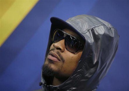 Seattle Seahawks running back Marshawn Lynch keeps a low profile during Media Day for Super Bowl XLVIII at the Prudential Center in Newark, Seattle Seahawks running back Marshawn Lynch keeps a low profile during Media Day for Super Bowl XLVIII at the Prudential Center in Newark,
