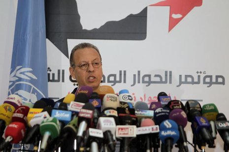 United Nations' Yemen envoy Jamal Benomar addresses a news conference on a proposal to turn the country into a federation of semi-autonomous United Nations' Yemen envoy Jamal Benomar addresses a news conference on a proposal to turn the country into a federation of semi-autonomous