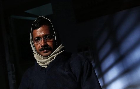 Delhi's Chief Minister Arvind Kejriwal, chief of the Aam Aadmi (Common Man) Party (AAP), poses before the start of an interview with Reuters Delhi's Chief Minister Arvind Kejriwal, chief of the Aam Aadmi (Common Man) Party (AAP), poses before the start of an interview with Reuters