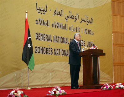 Nouri Abusahmain, president of the General National Congress (GNC), speaks during a ceremony in Tripoli January 30, 2014. REUTERS/Ismail Zit Nouri Abusahmain, president of the General National Congress (GNC), speaks during a ceremony in Tripoli January 30, 2014. REUTERS/Ismail Zit