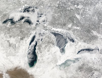 Great Lakes ice coverage Great Lakes ice coverage