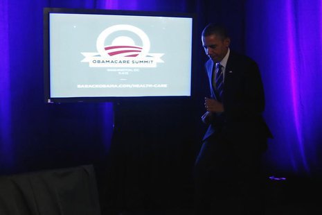 U.S. President Barack Obama takes the stage to deliver remarks on the Affordable Care Act, commonly known as Obamacare, at an Organizing for U.S. President Barack Obama takes the stage to deliver remarks on the Affordable Care Act, commonly known as Obamacare, at an Organizing for