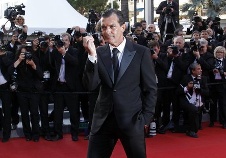 Actor and director Antonio Banderas arrives on the red carpet for the screening of the film "The Paperboy" in competition at the 65th Cannes Actor and director Antonio Banderas arrives on the red carpet for the screening of the film "The Paperboy" in competition at the 65th Cannes