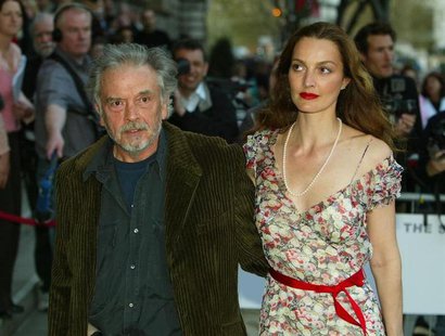British photographer David Bailey (L) and his wife Catherine Bailey arrive for the opening of the new Saatchi Gallery in London, April 15, 2 British photographer David Bailey (L) and his wife Catherine Bailey arrive for the opening of the new Saatchi Gallery in London, April 15, 2