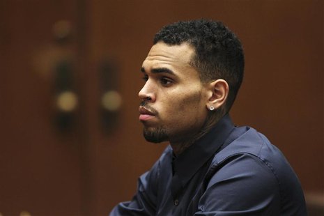 Singer Chris Brown appears for a probation progress hearing at the Clara Shortridge Foltz Criminal Justice Center in Los Angeles, California Singer Chris Brown appears for a probation progress hearing at the Clara Shortridge Foltz Criminal Justice Center in Los Angeles, California
