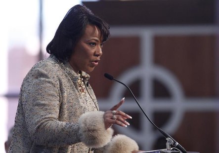 Dr. Bernice King, daughter of slain civil rights leader Martin Luther King, Jr., and CEO of the King Center speaks during the Martin Luther Dr. Bernice King, daughter of slain civil rights leader Martin Luther King, Jr., and CEO of the King Center speaks during the Martin Luther
