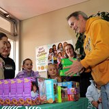 Girl Scout Cookies Photo: Capt. Eric Gardner, right, commanding officer of Naval Air Facility Atsugi, buys boxes of Girl Scout cookies from Girl Scouts at the base commissary. The Girl Scouts of Troop 73 sell cookies to Atsugi community once a year. (U.S. Navy photo by Mass Communication Specialist 2nd Class Steven Khor/Released via WikiCommons.com Girl Scout Cookies Photo: Capt. Eric Gardner, right, commanding officer of Naval Air Facility Atsugi, buys boxes of Girl Scout cookies from Girl Scouts at the base commissary. The Girl Scouts of Troop 73 sell cookies to Atsugi community once a year. (U.S. Navy photo by Mass Communication Specialist 2nd Class Steven Khor/Released via WikiCommons.com