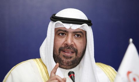 Olympic Council of Asia (OCA) President Sheikh Ahmad Al-Fahad Al-Sabah of Kuwait speaks during the opening of the 28th OCA General Assembly Olympic Council of Asia (OCA) President Sheikh Ahmad Al-Fahad Al-Sabah of Kuwait speaks during the opening of the 28th OCA General Assembly