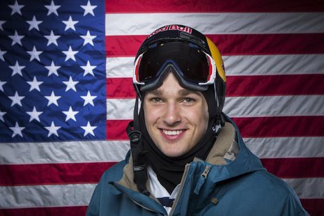 Olympic slopestyle freestyle skier Nick Goepper poses for a portrait during the 2013 U.S. Olympic Team Media Summit in Park City, Utah Octob Olympic slopestyle freestyle skier Nick Goepper poses for a portrait during the 2013 U.S. Olympic Team Media Summit in Park City, Utah Octob
