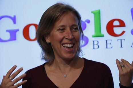 Susan Wojcicki, senior vice president of Ads and Commerce for Google, speaks at the garage where the company was founded on Google's 15th an Susan Wojcicki, senior vice president of Ads and Commerce for Google, speaks at the garage where the company was founded on Google's 15th an