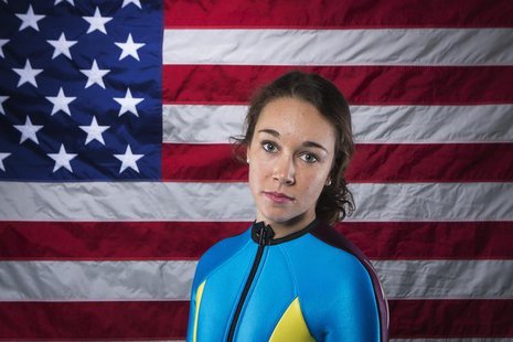 Olympic ski jumper Sarah Hendrickson poses for a portrait during the 2013 U.S. Olympic Team Media Summit in Park City, Utah October 1, 2013 Olympic ski jumper Sarah Hendrickson poses for a portrait during the 2013 U.S. Olympic Team Media Summit in Park City, Utah October 1, 2013
