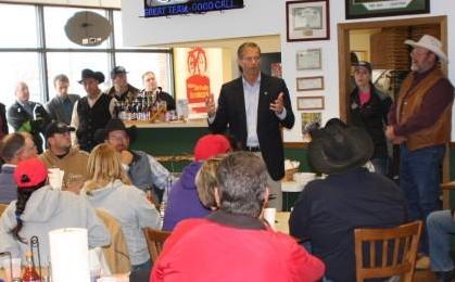 Senator Thune meets with ranchers in Hermosa to discuss Atlas storm damage. (KELO file) Senator Thune meets with ranchers in Hermosa to discuss Atlas storm damage. (KELO file)