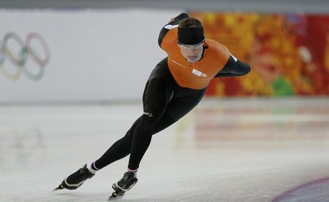 Sven Kramer of the Netherlands skates during a training session at the Adler Arena ahead of the 2014 Sochi Winter Olympics, February 7, 2014 Sven Kramer of the Netherlands skates during a training session at the Adler Arena ahead of the 2014 Sochi Winter Olympics, February 7, 2014