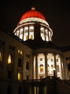 Wear Red Day at the Wisconsin State capitol (Photo: Wisconsin Radio Network) Wear Red Day at the Wisconsin State capitol (Photo: Wisconsin Radio Network)