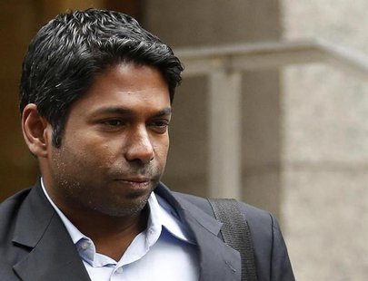 Rengan Rajaratnam, the younger brother of imprisoned hedge fund manager Raj Rajaratnam, departs Manhattan Federal Court in New York, March 2 Rengan Rajaratnam, the younger brother of imprisoned hedge fund manager Raj Rajaratnam, departs Manhattan Federal Court in New York, March 2
