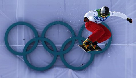 Andorra's Lluis Marin Tarroch competes during the men's snowboard cross qualifying on Cypress Mountain at the Vancouver 2010 Winter Olympics Andorra's Lluis Marin Tarroch competes during the men's snowboard cross qualifying on Cypress Mountain at the Vancouver 2010 Winter Olympics