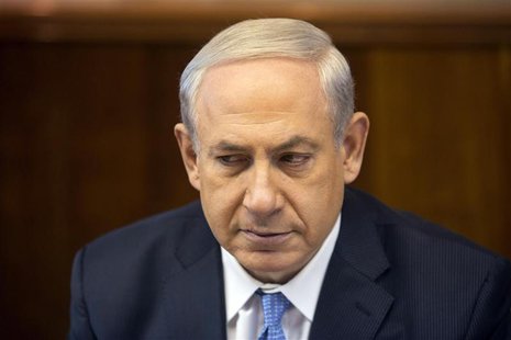 Israel's Prime Minister Benjamin Netanyahu attends the weekly cabinet meeting in Jerusalem February 9, 2014. REUTERS/Sebastian Scheiner/Pool Israel's Prime Minister Benjamin Netanyahu attends the weekly cabinet meeting in Jerusalem February 9, 2014. REUTERS/Sebastian Scheiner/Pool