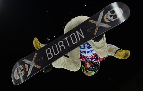 Shaun White of the U.S. performs a jump during a training session for the snowboard men's halfpipe competition at the 2014 Sochi Winter Olym Shaun White of the U.S. performs a jump during a training session for the snowboard men's halfpipe competition at the 2014 Sochi Winter Olym
