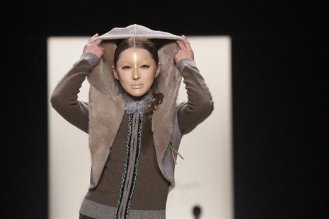 A model presents a creation from the Katya Zol 2014 Fall/Winter collection during New York Fashion Week February 9, 2014. REUTERS/Andrew Kel A model presents a creation from the Katya Zol 2014 Fall/Winter collection during New York Fashion Week February 9, 2014. REUTERS/Andrew Kel