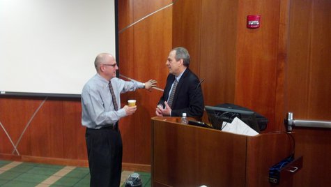 Fargo City Commissioner Brad Wimmer and Consultant Tom Hanzinski Fargo City Commissioner Brad Wimmer and Consultant Tom Hanzinski