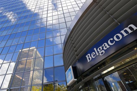 A logo of Belgium's telecom operator Belgacom is seen at an entrance of Belgacom headquarters in Brussels September 16, 2013. REUTERS/Yves H A logo of Belgium's telecom operator Belgacom is seen at an entrance of Belgacom headquarters in Brussels September 16, 2013. REUTERS/Yves H