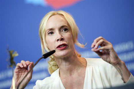 Austrian director, producer and screenwriter Feo Aladag addresses during a press conference to promote the movie "Zwischen Welten" (Inbetwee Austrian director, producer and screenwriter Feo Aladag addresses during a press conference to promote the movie "Zwischen Welten" (Inbetwee