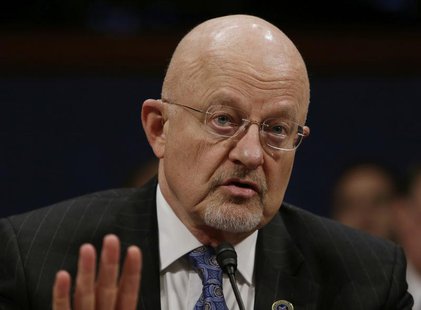 Director of U.S. National Intelligence James Clapper appears before the House Intelligence Committee on "Worldwide Threats" in Washington Fe Director of U.S. National Intelligence James Clapper appears before the House Intelligence Committee on "Worldwide Threats" in Washington Fe