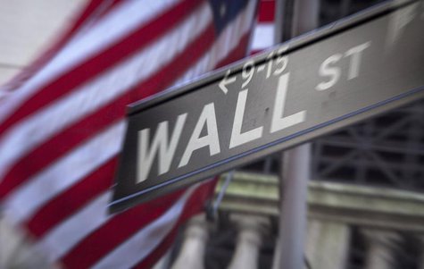 A Wall Street sign is pictured outside the New York Stock Exchange in New York, October 28, 2013. REUTERS/Carlo Allegri A Wall Street sign is pictured outside the New York Stock Exchange in New York, October 28, 2013. REUTERS/Carlo Allegri