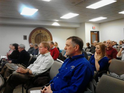 Wausau tavern owners sit in public session at city hall to discuss the new sober server ordinance, February 10 2012 (Ray Neupert - WSAU) Wausau tavern owners sit in public session at city hall to discuss the new sober server ordinance, February 10 2012 (Ray Neupert - WSAU)