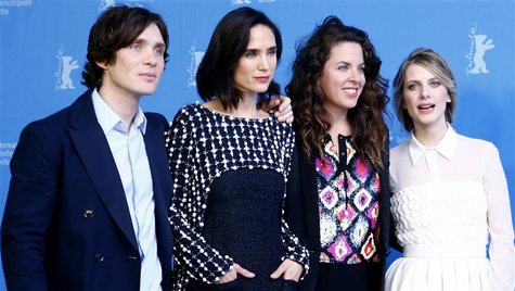 Director Claudia Llosa (2nd R) poses with cast members Cillian Murphy (L-R), Jennifer Connelly and Melanie Laurent during a photocall to pro Director Claudia Llosa (2nd R) poses with cast members Cillian Murphy (L-R), Jennifer Connelly and Melanie Laurent during a photocall to pro