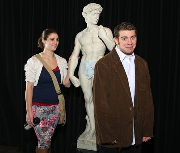 Adam and Evelyn flirtatiously debate the merits of art and censorship during their first encounter. SDSU.edu Adam and Evelyn flirtatiously debate the merits of art and censorship during their first encounter. SDSU.edu