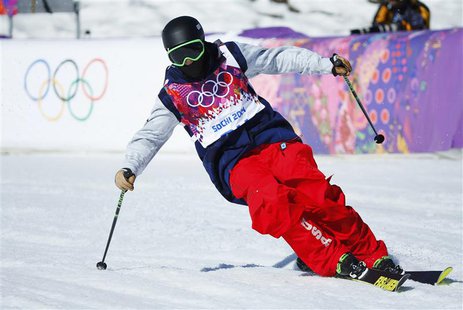 Joss Christensen of the U.S. skis during the men's freestyle skiing slopestyle finals at the 2014 Sochi Winter Olympic Games in Rosa Khutor Joss Christensen of the U.S. skis during the men's freestyle skiing slopestyle finals at the 2014 Sochi Winter Olympic Games in Rosa Khutor
