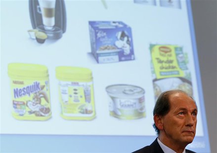 Nestle Chief Executive Officer Paul Bulcke addresses the full year 2013 results conference at the company headquarters in Vevey February 13, Nestle Chief Executive Officer Paul Bulcke addresses the full year 2013 results conference at the company headquarters in Vevey February 13,
