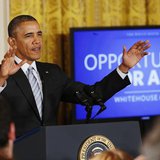 U.S. President Barack Obama speaks before signing an executive order to raise the minimum wage for federal contract workers to $10.10 an hou U.S. President Barack Obama speaks before signing an executive order to raise the minimum wage for federal contract workers to $10.10 an hou