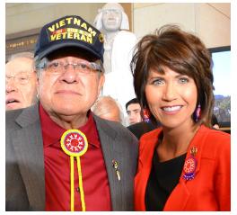 Noem helps the House pass a repeal of that reduction for current and former members of the military. (noem.house.gov) Noem helps the House pass a repeal of that reduction for current and former members of the military. (noem.house.gov)