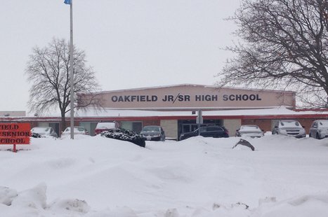 Oakfield Jr./Sr. High School (Photo from: FOX 11). Oakfield Jr./Sr. High School (Photo from: FOX 11).
