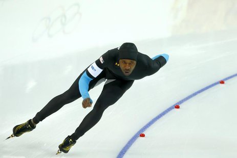 Shani Davis of the U.S. competes in the men's 1,500 metres speed skating competition at the 2014 Sochi Winter Olympics, February 15, 2014. R Shani Davis of the U.S. competes in the men's 1,500 metres speed skating competition at the 2014 Sochi Winter Olympics, February 15, 2014. R