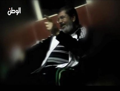 A still image taken from video released by Egypt's Al Watan newspaper shows what the newspaper says is ousted former Egyptian leader Mohamed A still image taken from video released by Egypt's Al Watan newspaper shows what the newspaper says is ousted former Egyptian leader Mohamed
